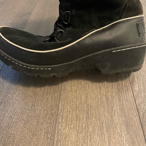 Sorel Tivoli II Tall Black Waterproof Winter Boots - Picture 3 of 4